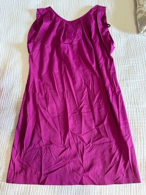 New York & Company Sleeveless Dress in Deep Magenta